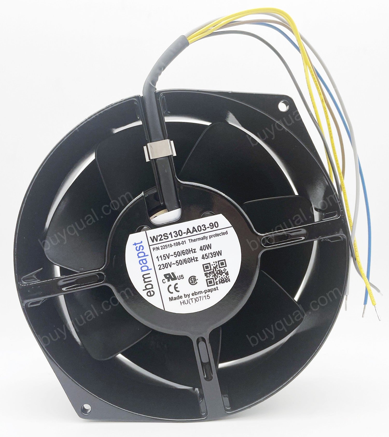 Ebmpapst W2S130-AA03-90 230V 45/39W 6wires Cooling Fan Ebmpapst W2S130-AA03-90 230V 45/39W 6wires Cooling Fan